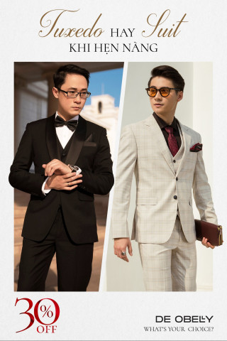TUXEDO HAY SUIT KHI HẸN NÀNG