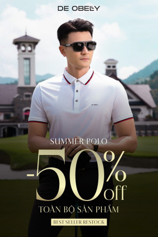 POLO SUMMER | GIẢM 50% TOÀN BỘ SẢN PHẨM