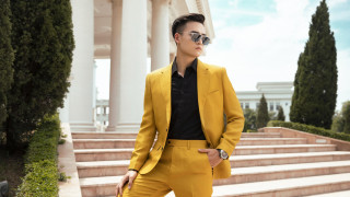Bùi Hoàng Việt Anh biến hóa với suit sắc màu của De Obelly