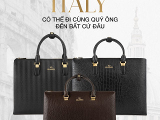 MỘT CHIẾC TÚI DA ITALY ĐỒNG HÀNH CÙNG QUÝ ÔNG ĐẾN BẤT CỨ ĐÂU!