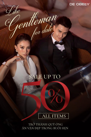 LIKE A GENTLEMAN FOR DATE| UP TO 50% OFF